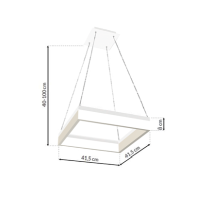 Lampa sufitowa LED NERO 32W biała