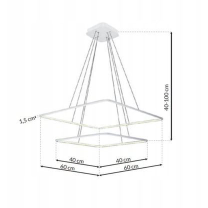 Lampa wisząca NIX LED 32W biała